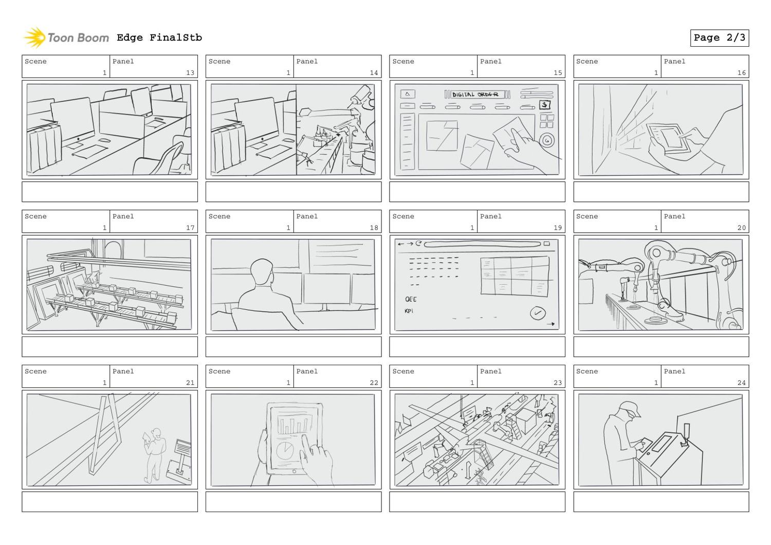 Storyboard, page 2